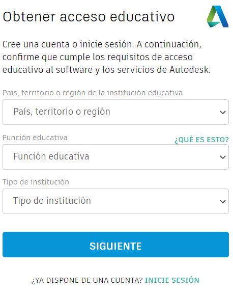 autocad descarga gratuita estudiantes registro